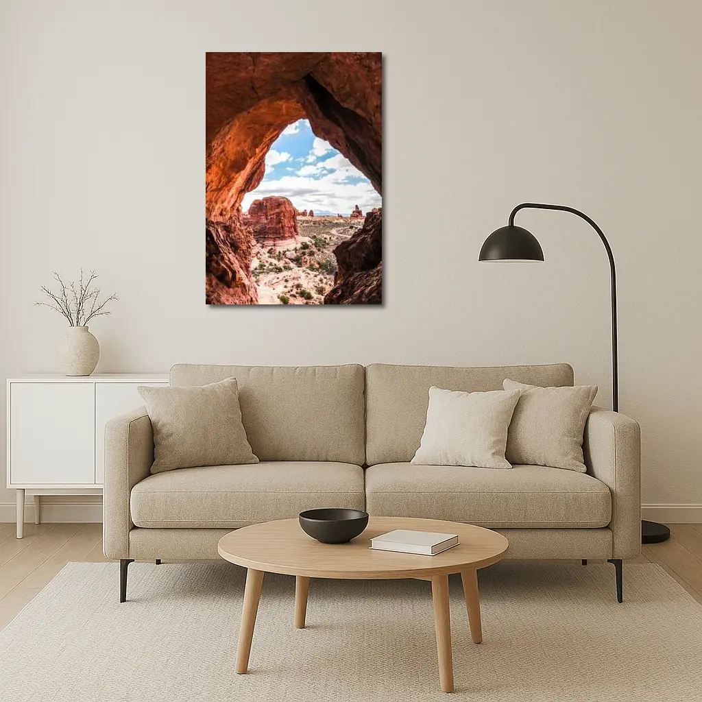 Arches National Park Red Rock Canyon View – Wall Art