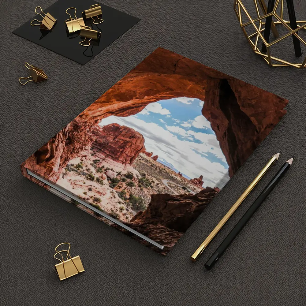 Arches National Park Red Rock Canyon View – Notebooks