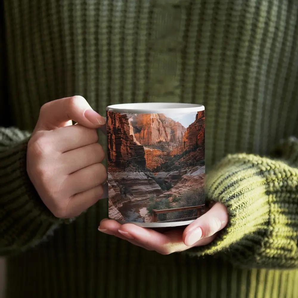 Zion National Park Canyon River View – Mugs
