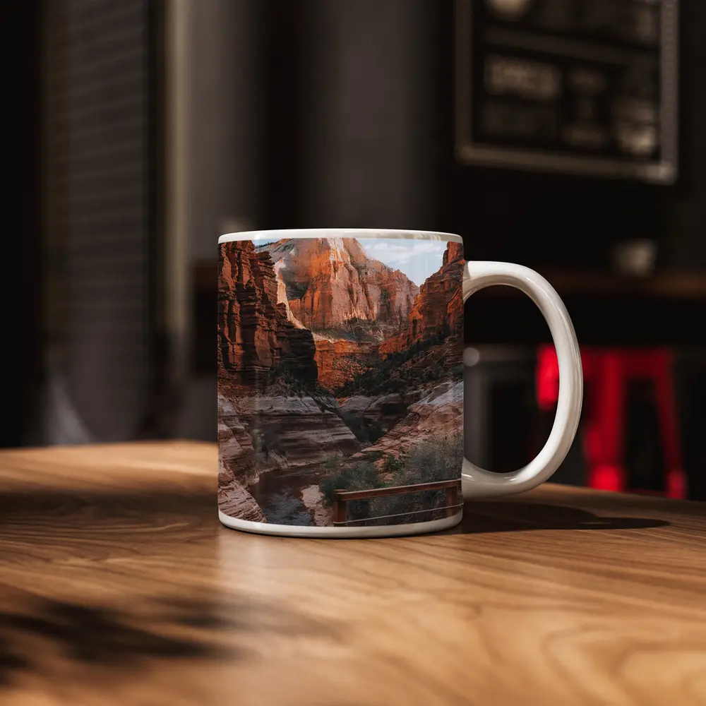 Zion National Park Canyon River View – Mugs