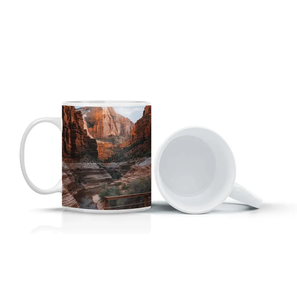 Zion National Park Canyon River View – Mugs