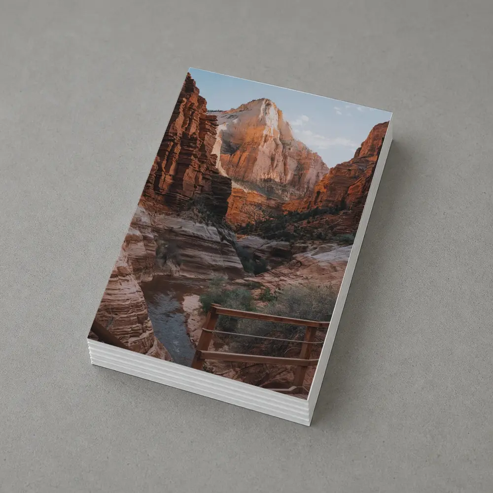 Zion National Park Canyon River View – Postcards