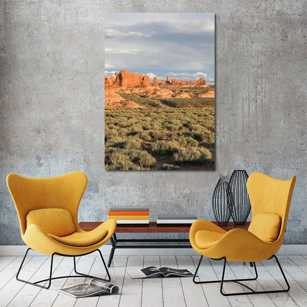 Arches National Park Red Rock Desert Landscape – Wall Art