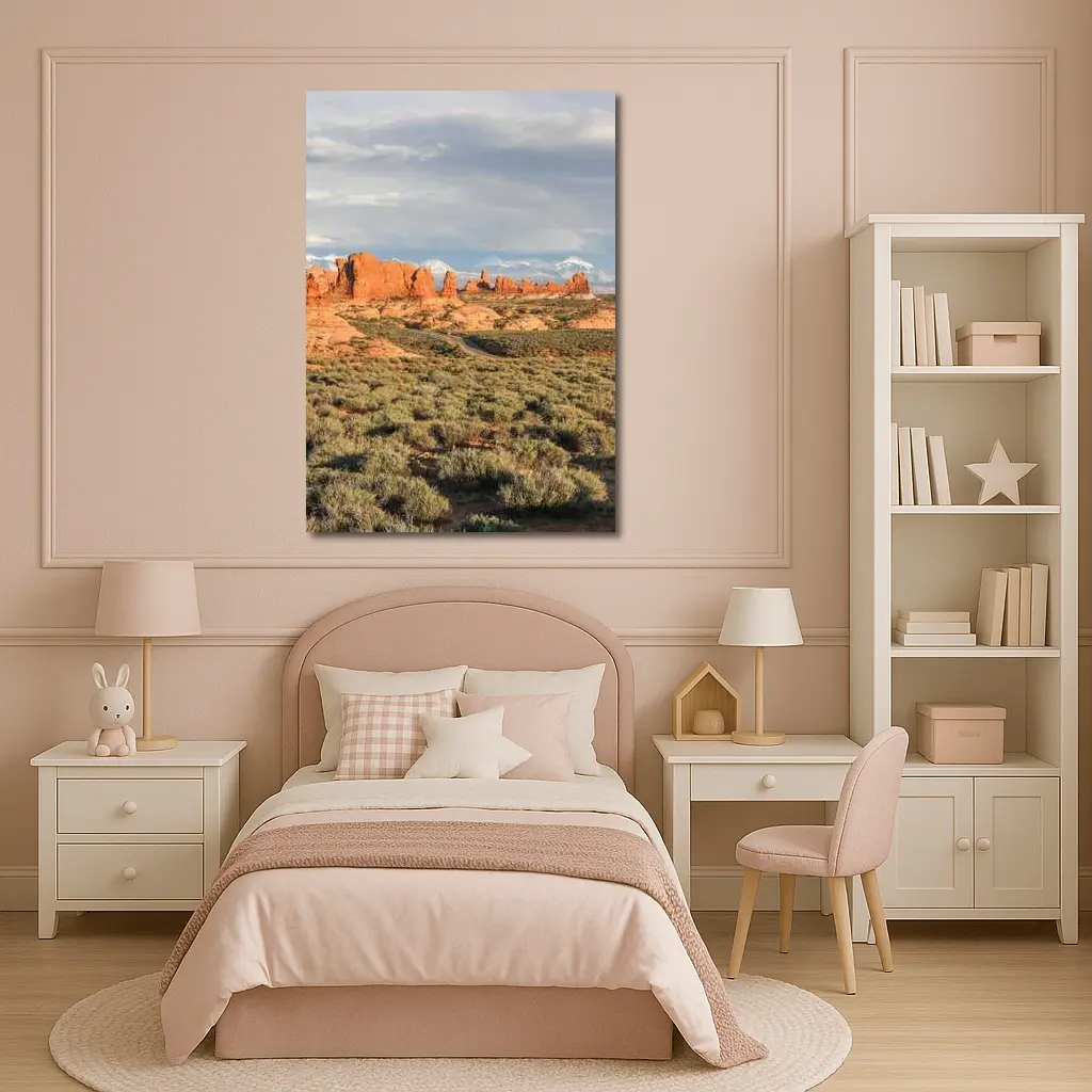 Arches National Park Red Rock Desert Landscape – Wall Art