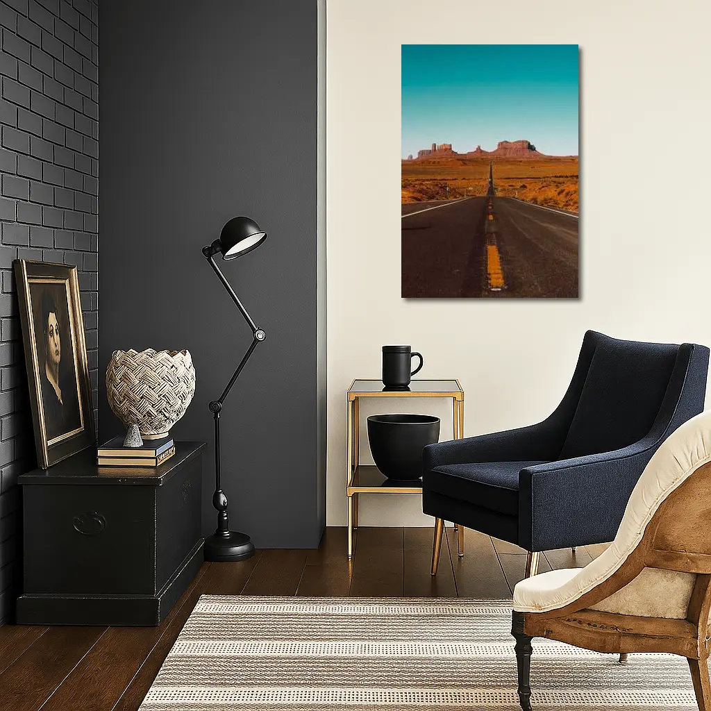 Monument Valley Desert Road Southwest Landscape – Wall Art