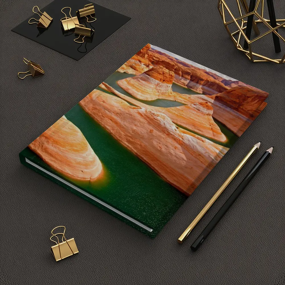 Lake Powell Canyon Red Rock Green Water – Notebooks