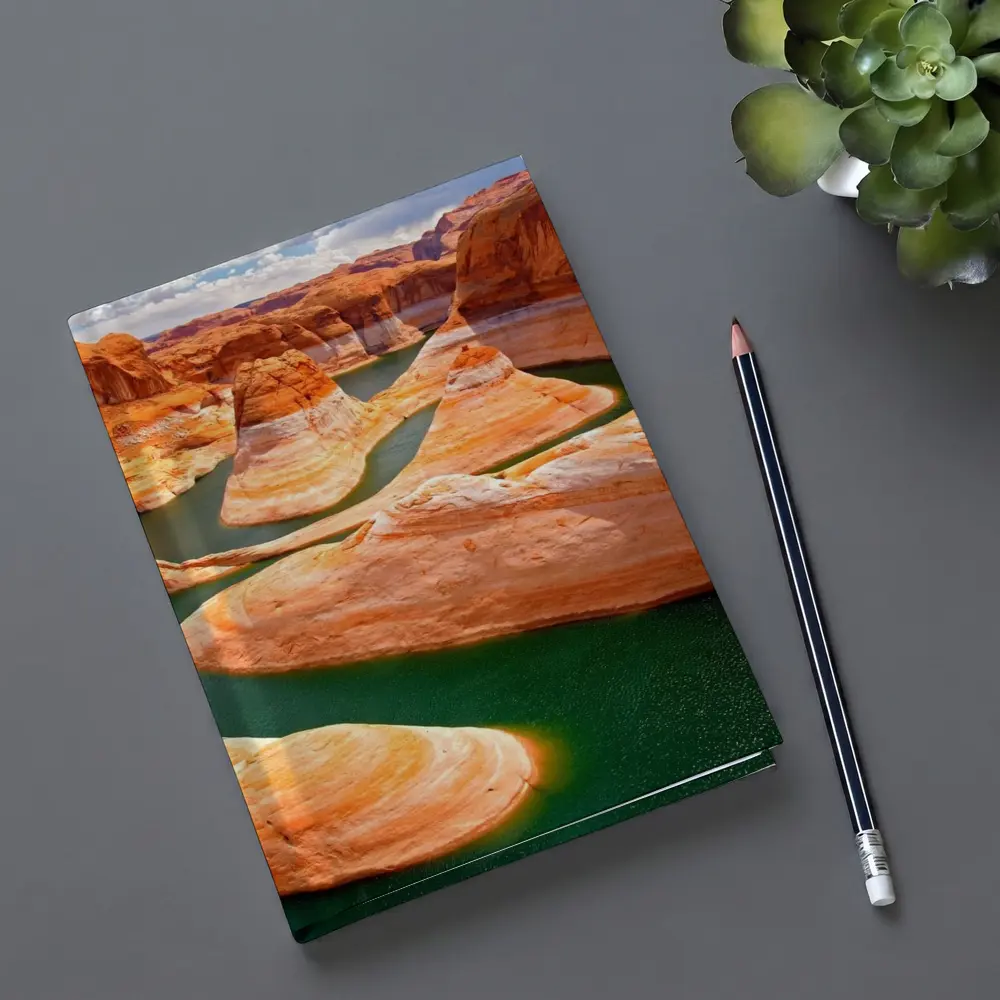 Lake Powell Canyon Red Rock Green Water – Notebooks