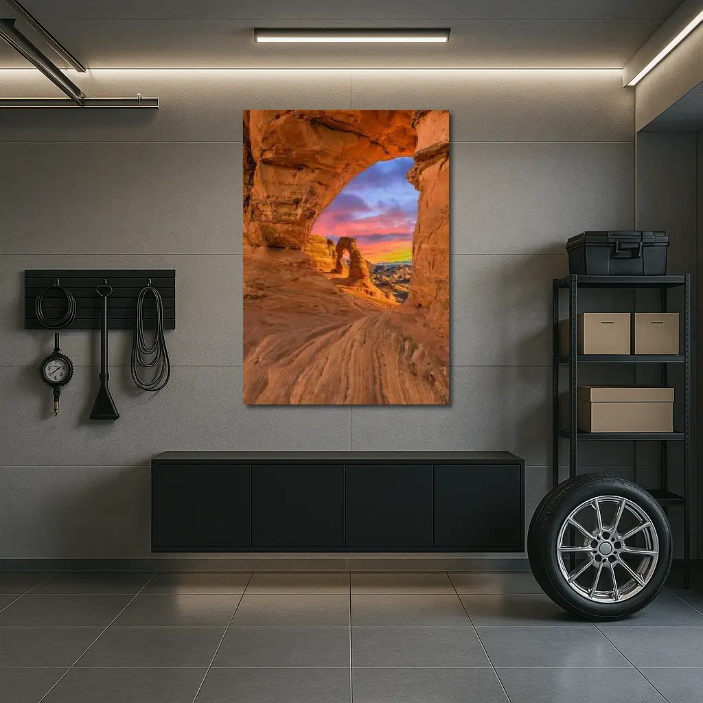 Delicate Arch Arches National Park Sunset View – Wall Art