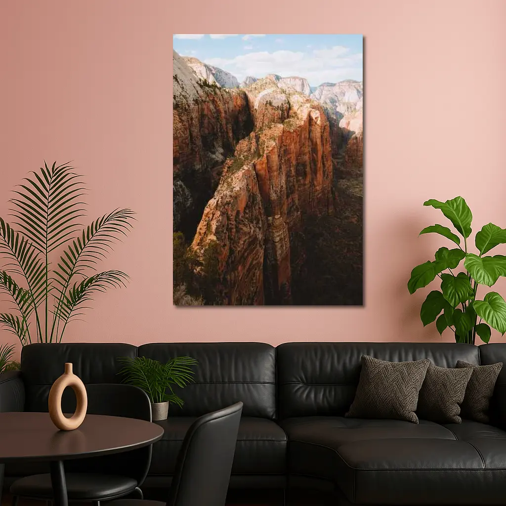Zion National Park Red Canyon Cliffs – Wall Art