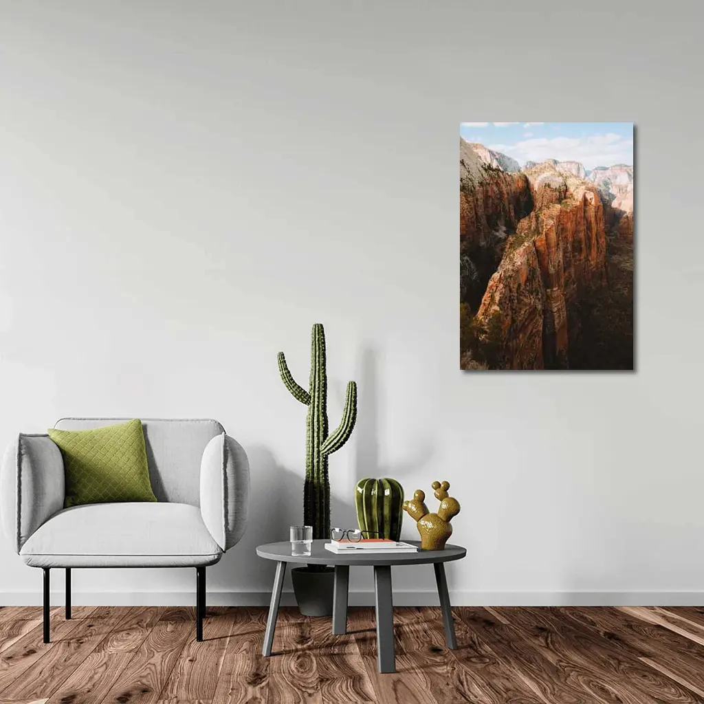 Zion National Park Red Canyon Cliffs – Wall Art