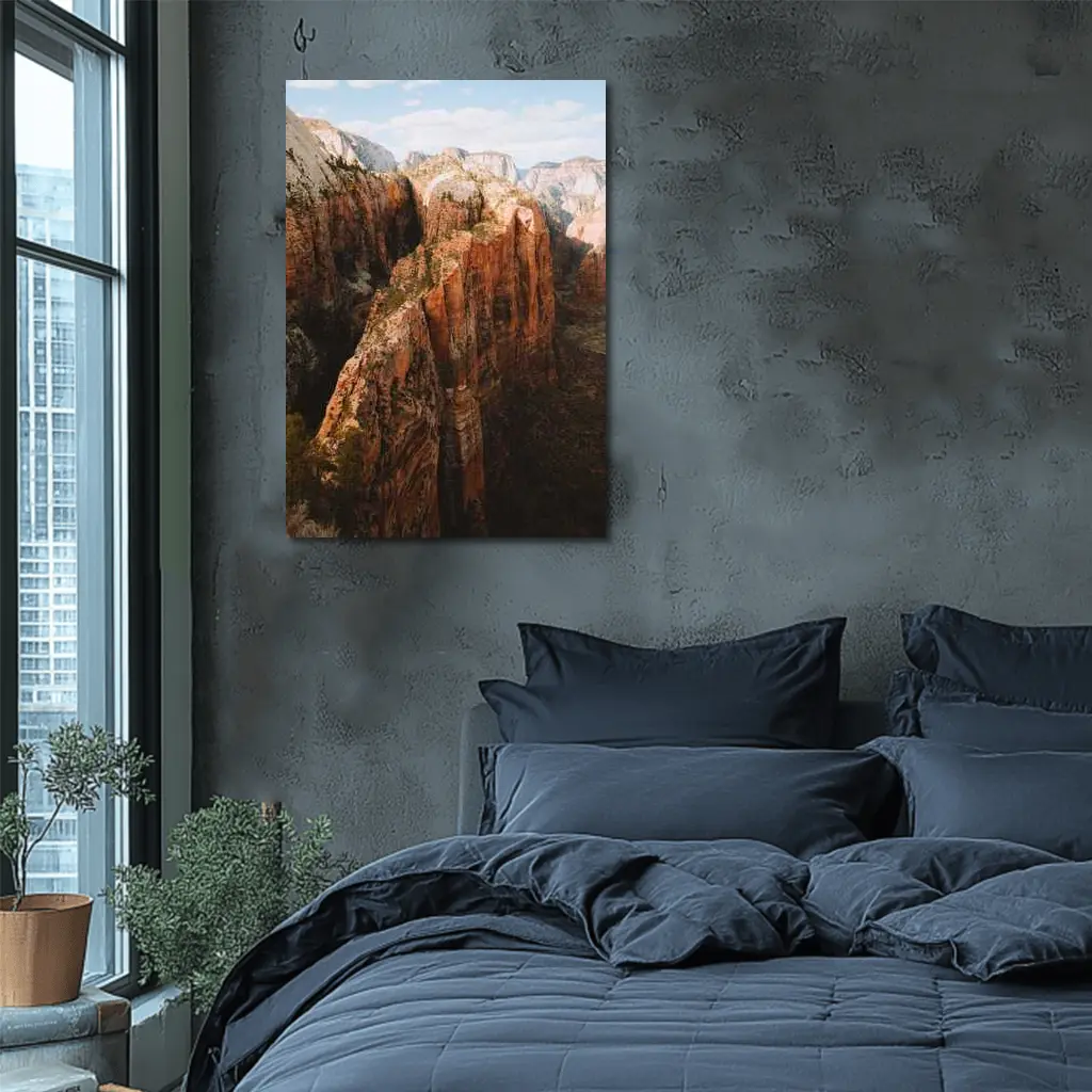 Zion National Park Red Canyon Cliffs – Wall Art