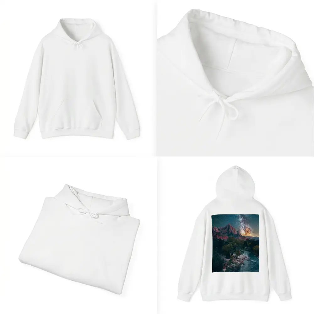 Zion Canyon Milky Way Starry Night Sky – Hoodies