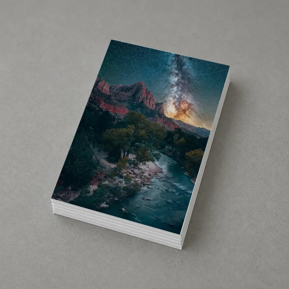 Zion Canyon Milky Way Starry Night Sky – Postcards