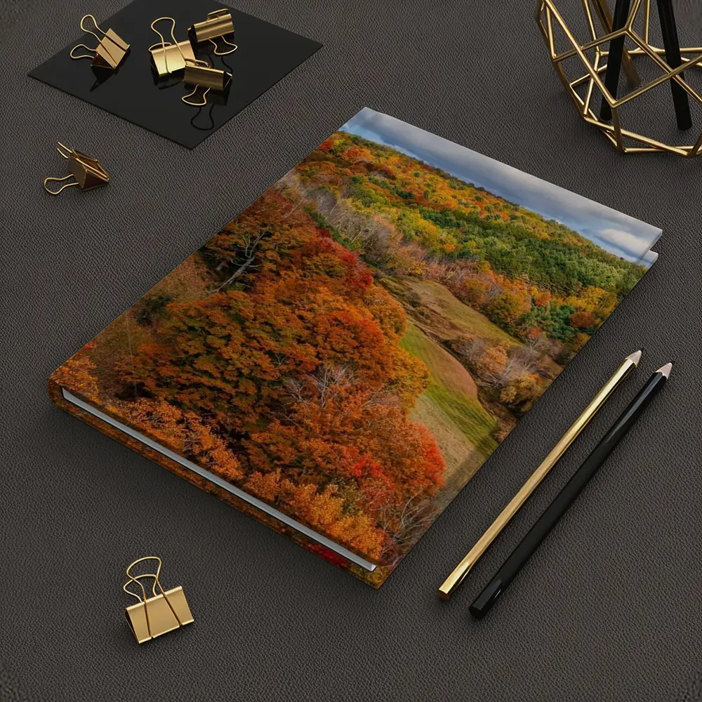 Autumn Forest Hills Rolling Green Valley – Notebooks