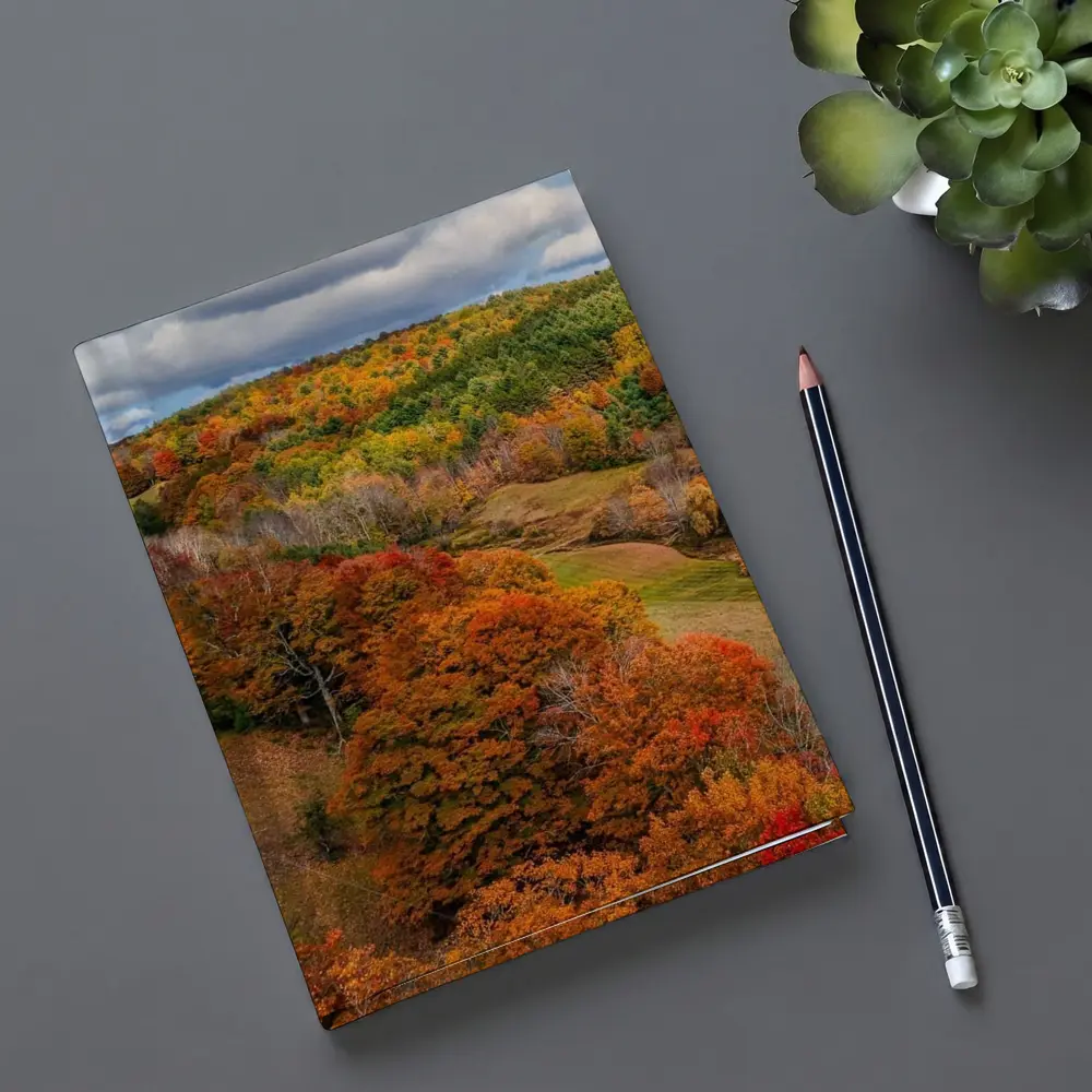 Autumn Forest Hills Rolling Green Valley – Notebooks