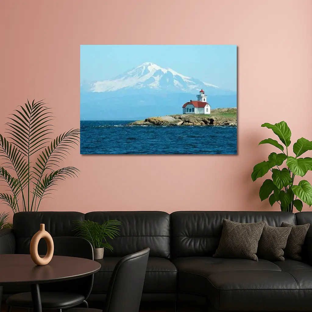 Patos Island Lighthouse Mount Baker Washington – Wall Art
