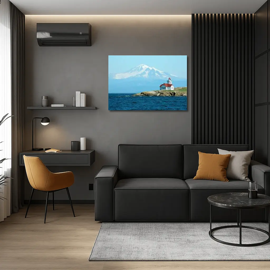 Patos Island Lighthouse Mount Baker Washington – Wall Art