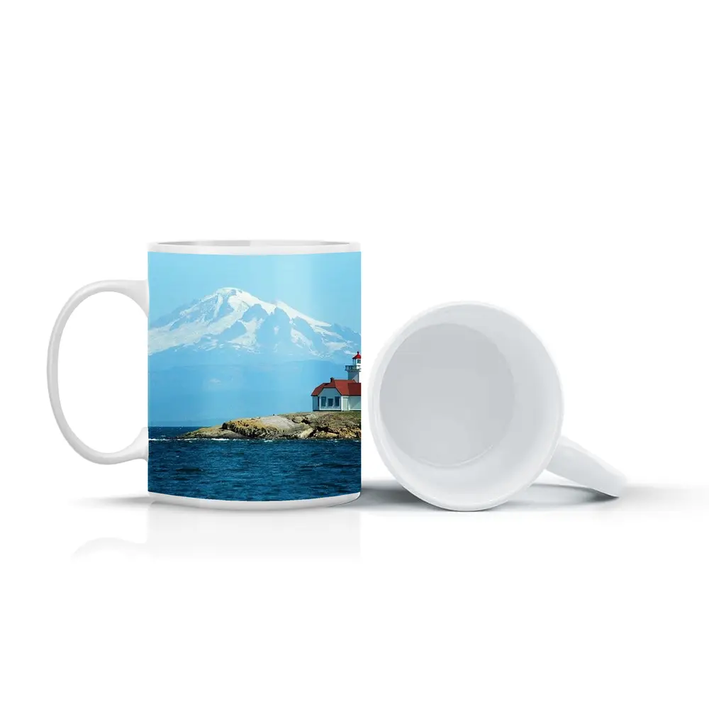 Patos Island Lighthouse Mount Baker Washington – Mugs