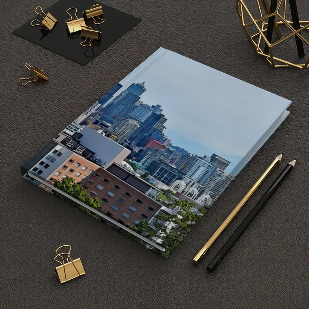 Seattle Space Needle Skyline Mount Rainier – Notebooks