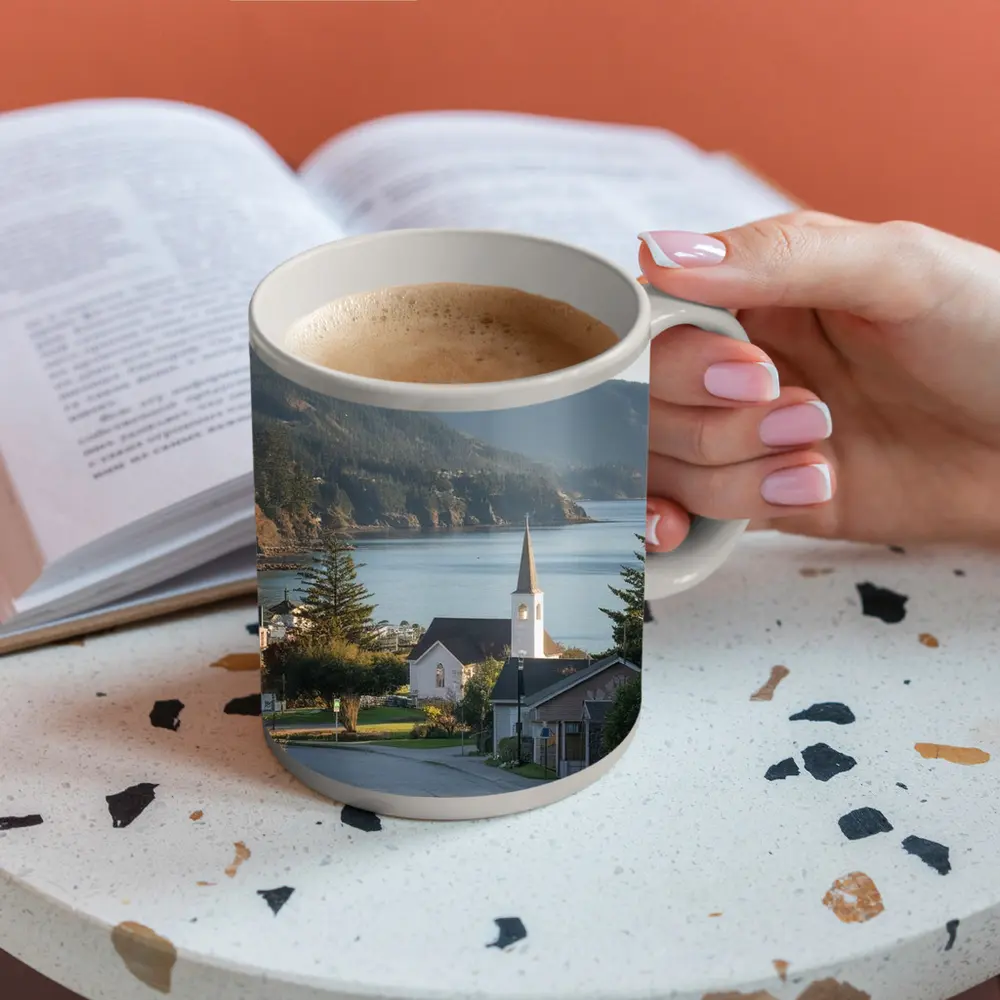 Coastal Church Town Bay Mountain View – Mugs
