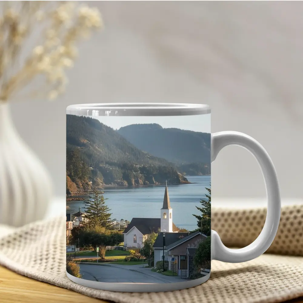 Coastal Church Town Bay Mountain View – Mugs