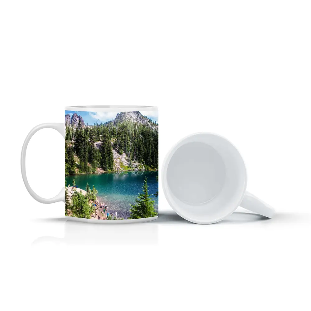 Alpine Lake Rocky Mountain Forest Hikers – Mugs