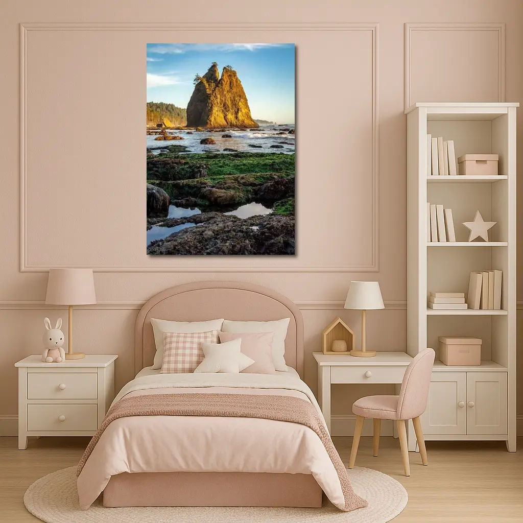 Sea Stack Rocky Coastal Beach Washington – Wall Art