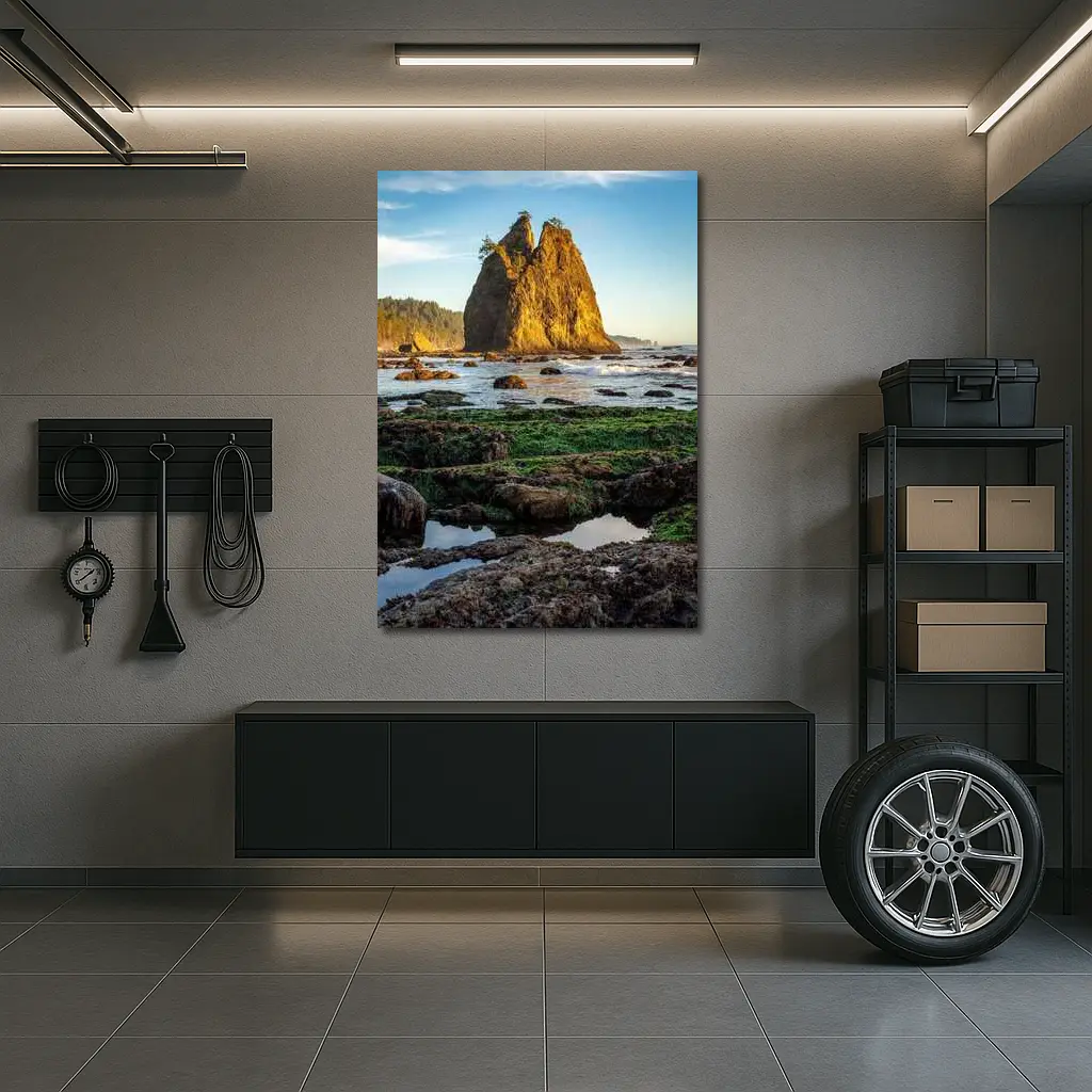 Sea Stack Rocky Coastal Beach Washington – Wall Art