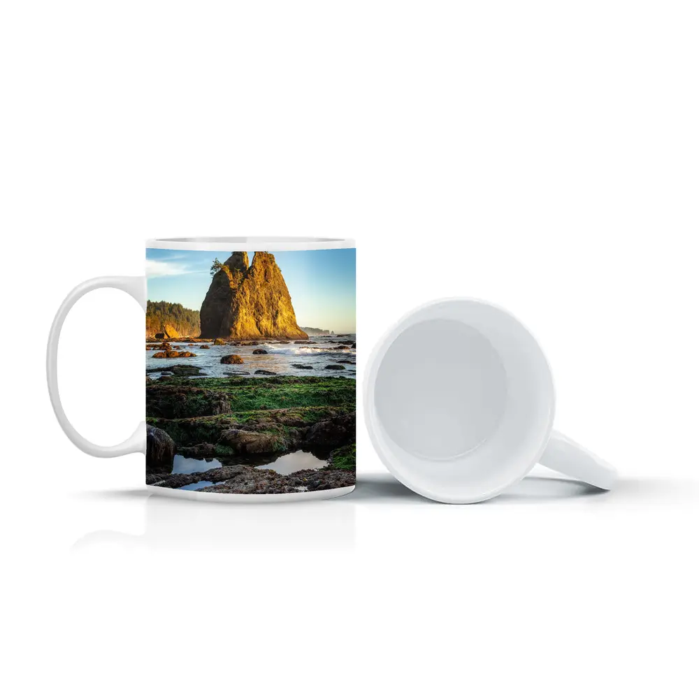 Sea Stack Rocky Coastal Beach Washington – Mugs