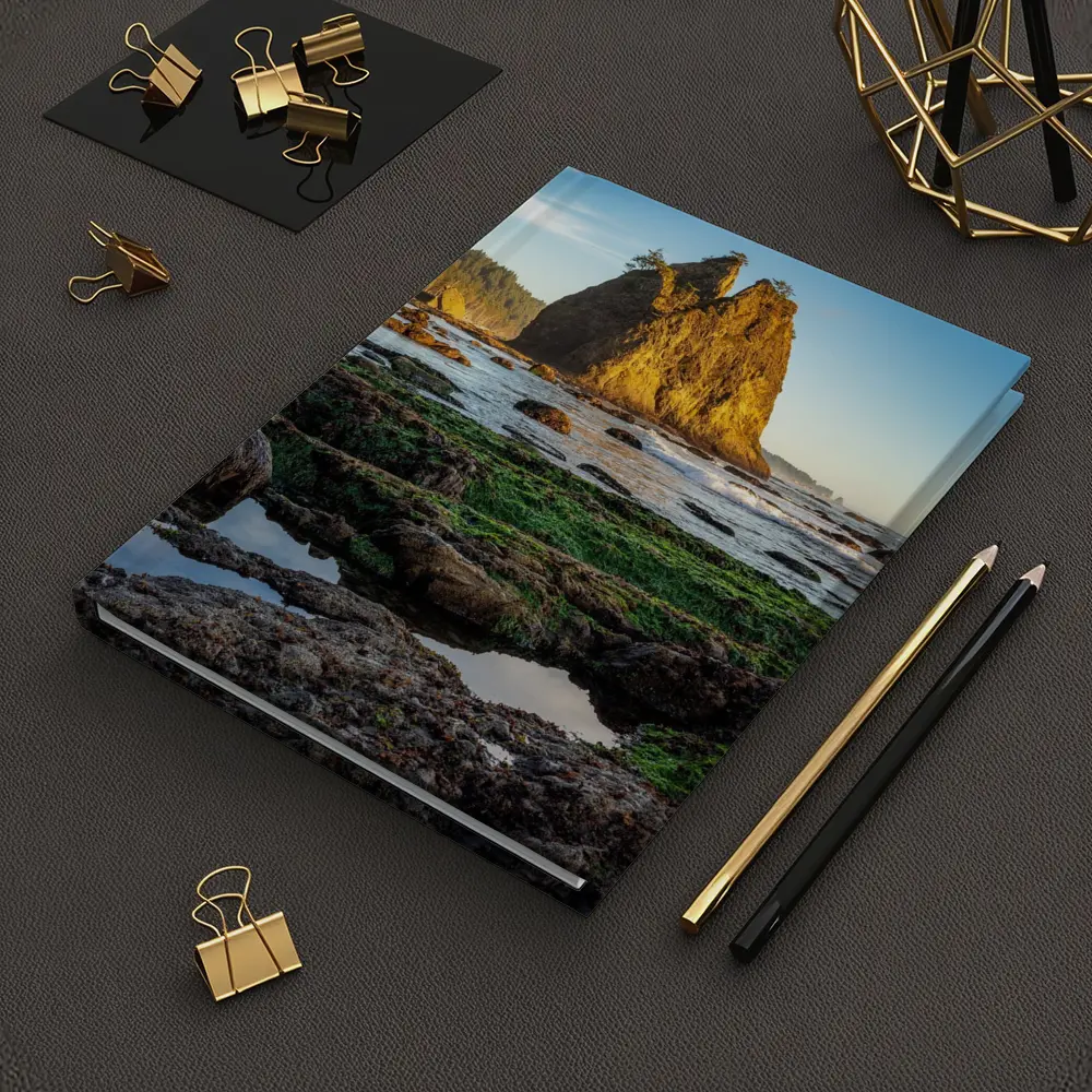 Sea Stack Rocky Coastal Beach Washington – Notebooks