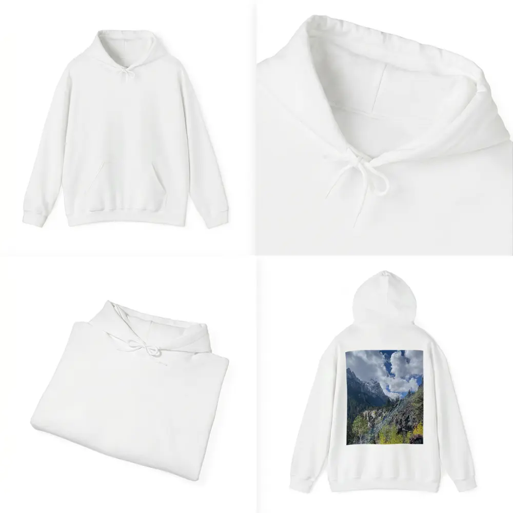 Rocky Mountain Canyon Forest Autumn Landscape – Hoodies