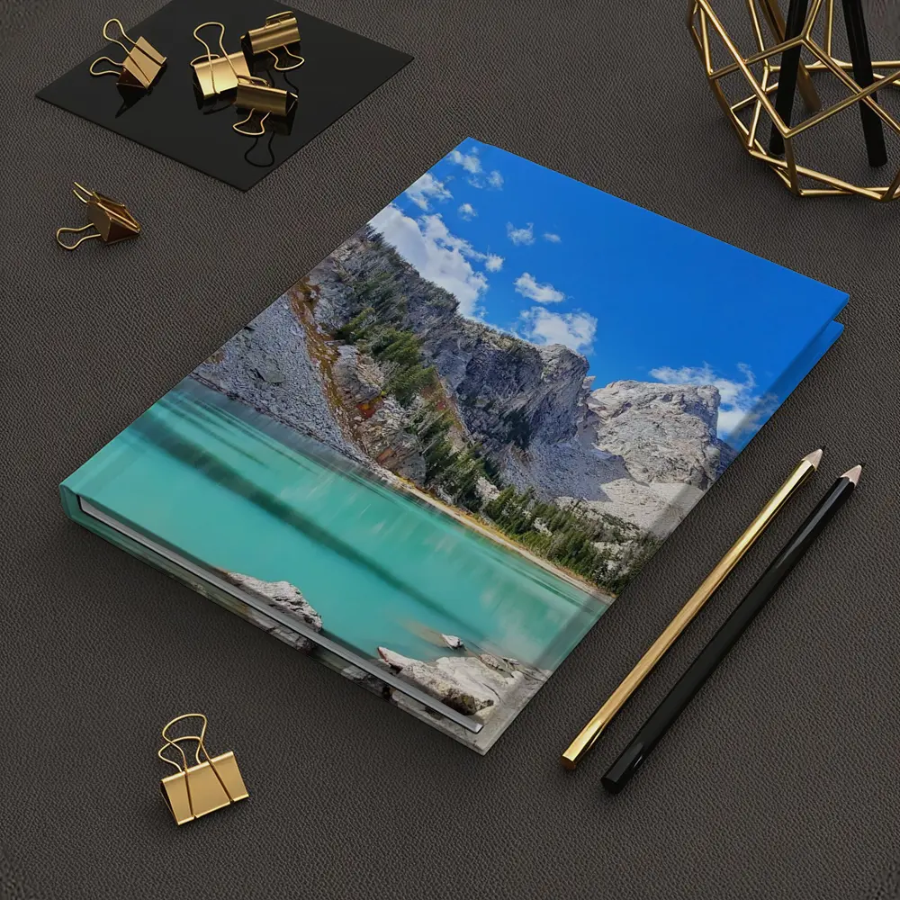 Turquoise Alpine Lake Rocky Mountain Peaks – Notebooks