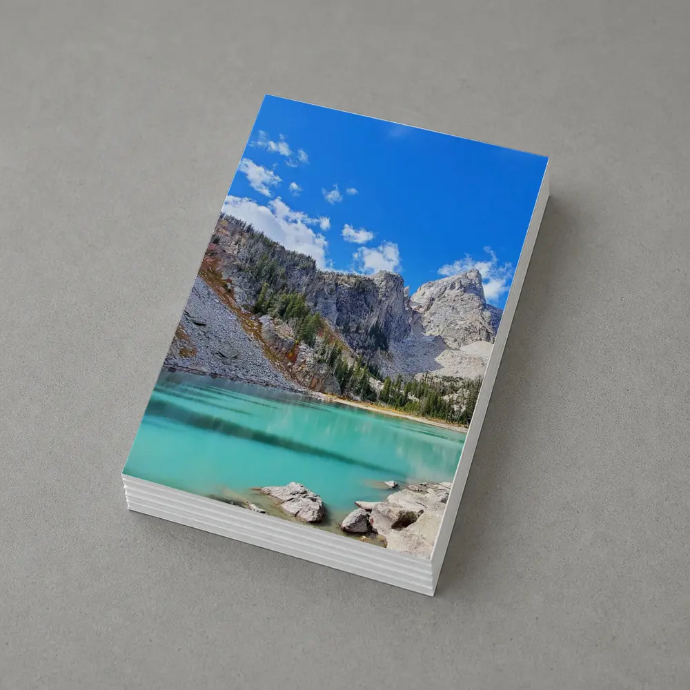 Turquoise Alpine Lake Rocky Mountain Peaks – Postcards