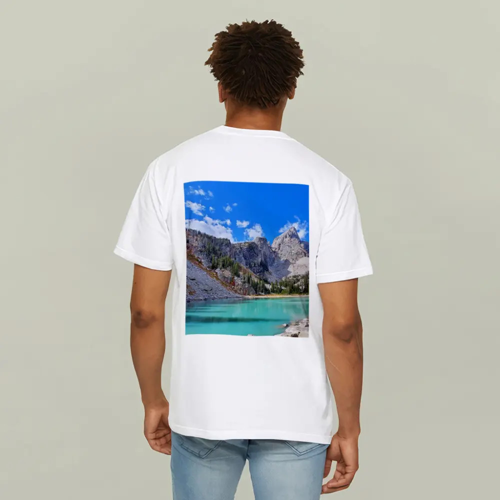 Turquoise Alpine Lake Rocky Mountain Peaks – T-Shirts