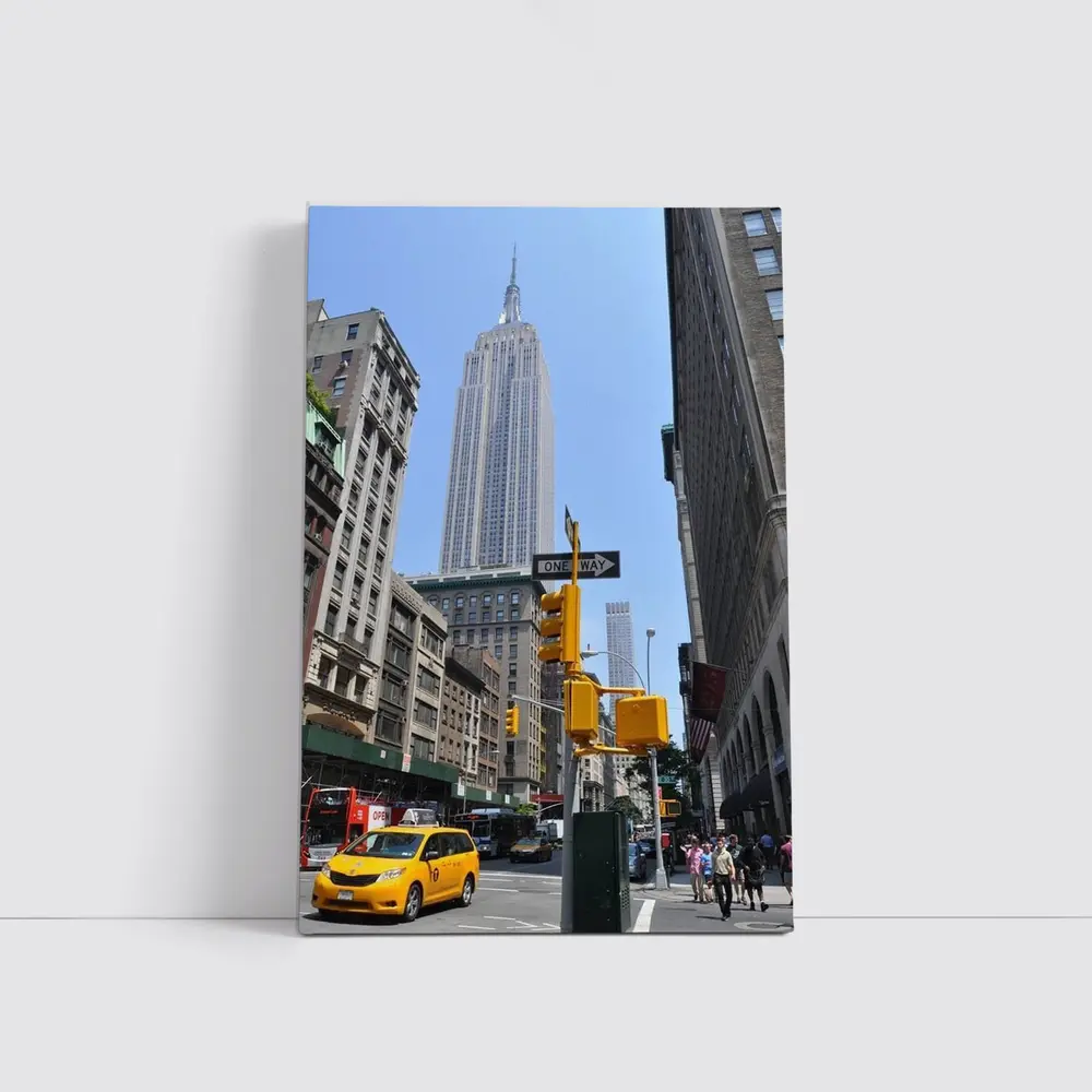 Empire State Building New York City Street – Wall Art