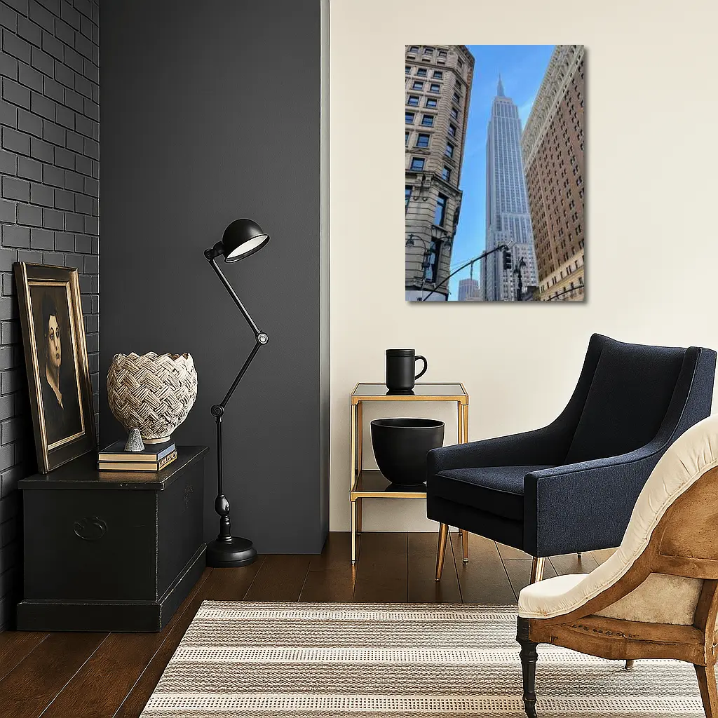 Empire State Building New York City Street View – Wall Art