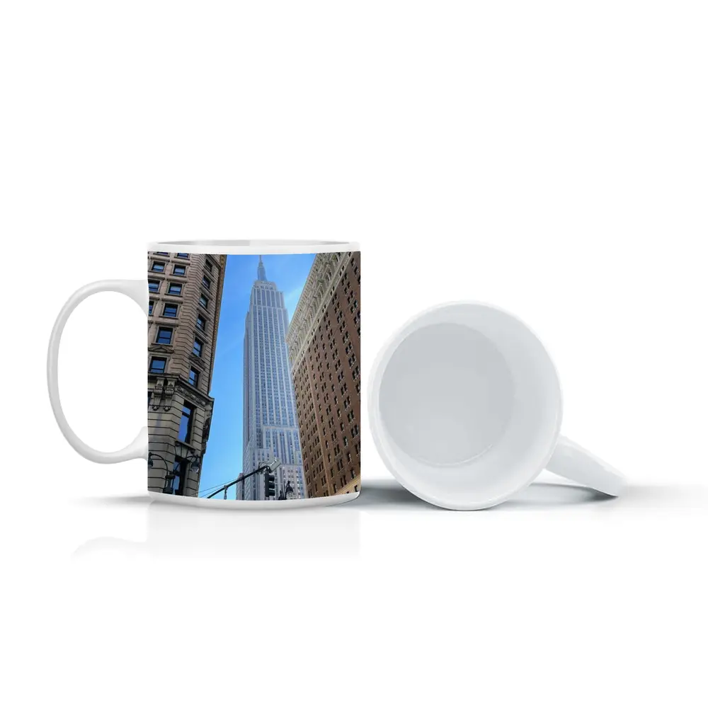 Empire State Building New York City Street View – Mugs