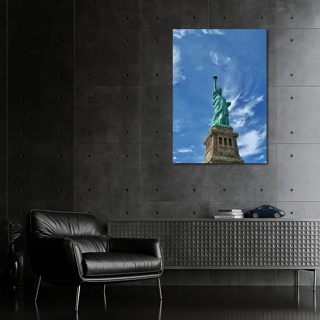 Statue of Liberty Blue Sky New York – Wall Art