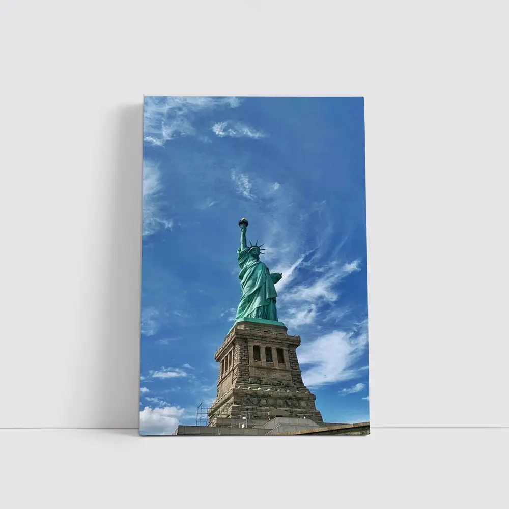 Statue of Liberty Blue Sky New York – Wall Art