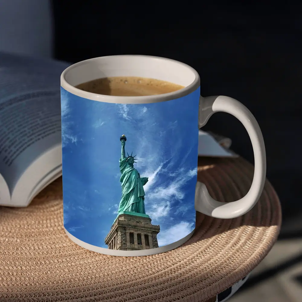 Statue of Liberty Blue Sky New York – Mugs