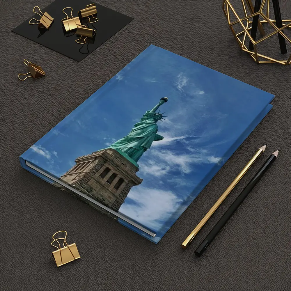 Statue of Liberty Blue Sky New York – Notebooks