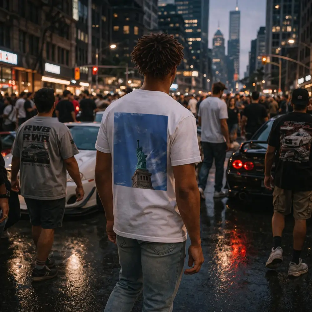 Statue of Liberty Blue Sky New York – T-Shirts