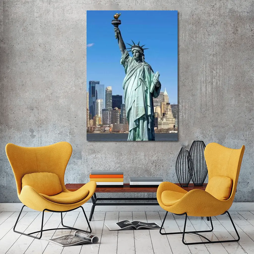 Statue of Liberty New York City Skyline – Wall Art
