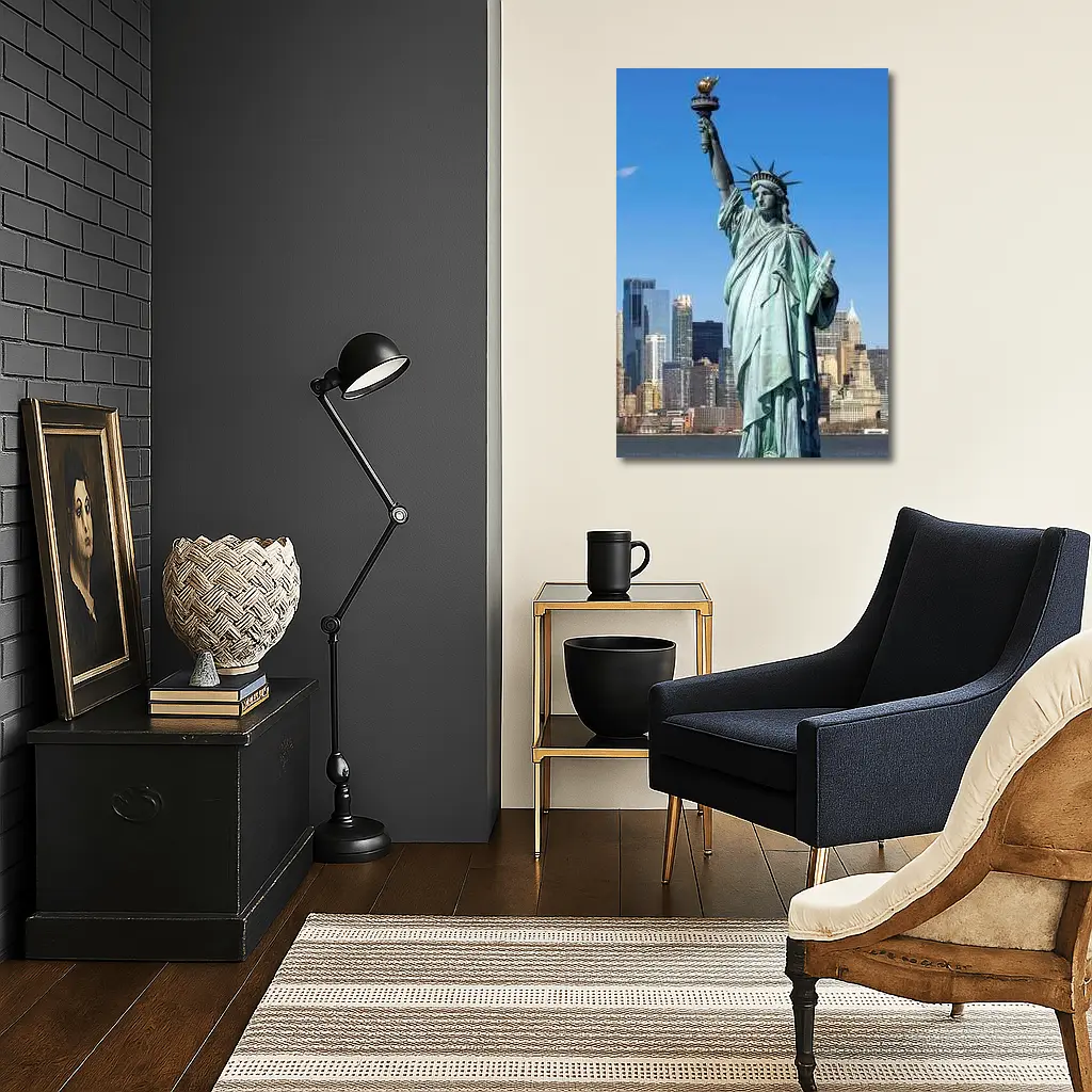 Statue of Liberty New York City Skyline – Wall Art