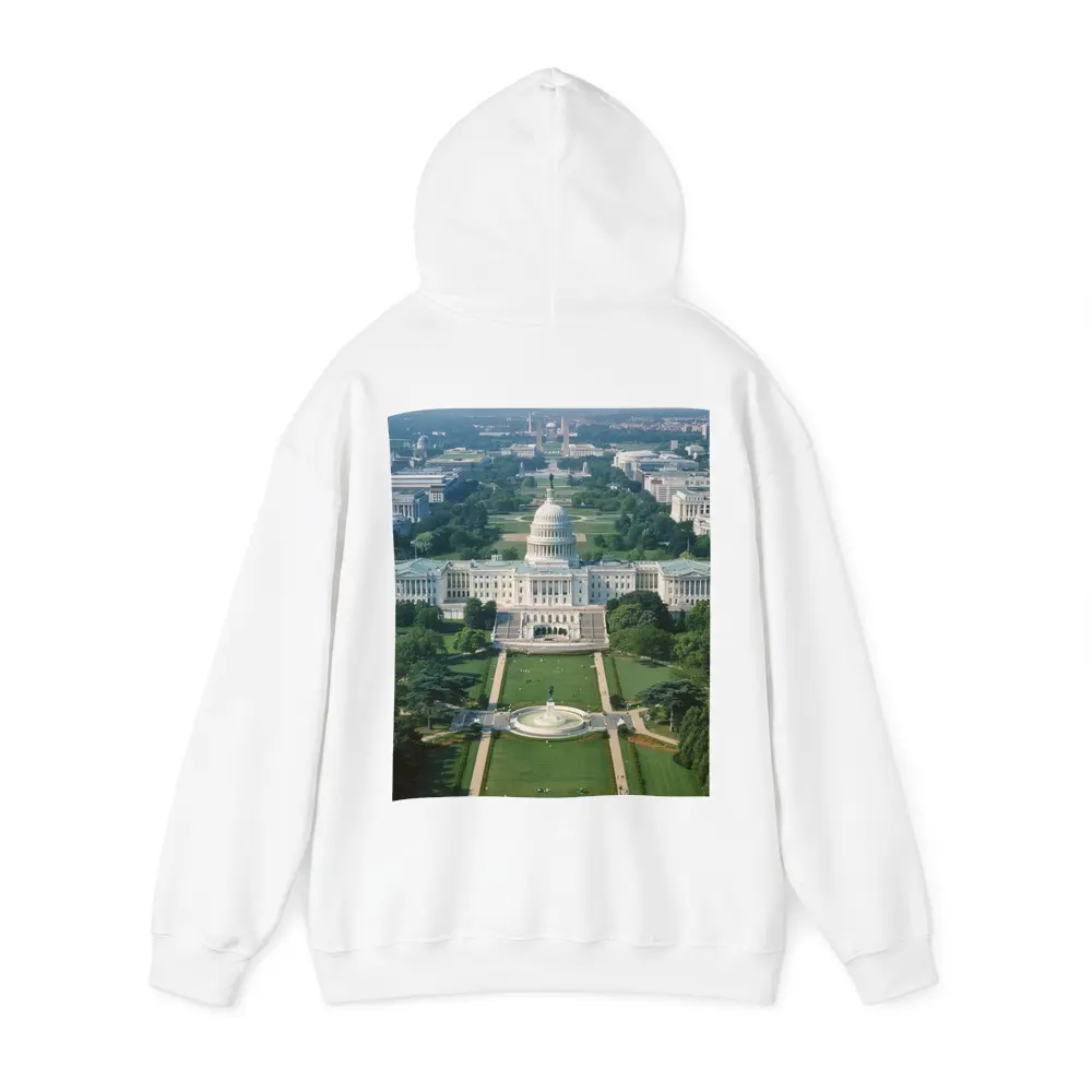 US Capitol Building Washington DC Aerial View – Hoodies