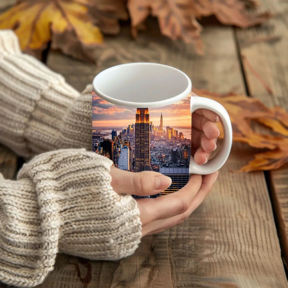 Empire State Building New York City Sunset – Mugs