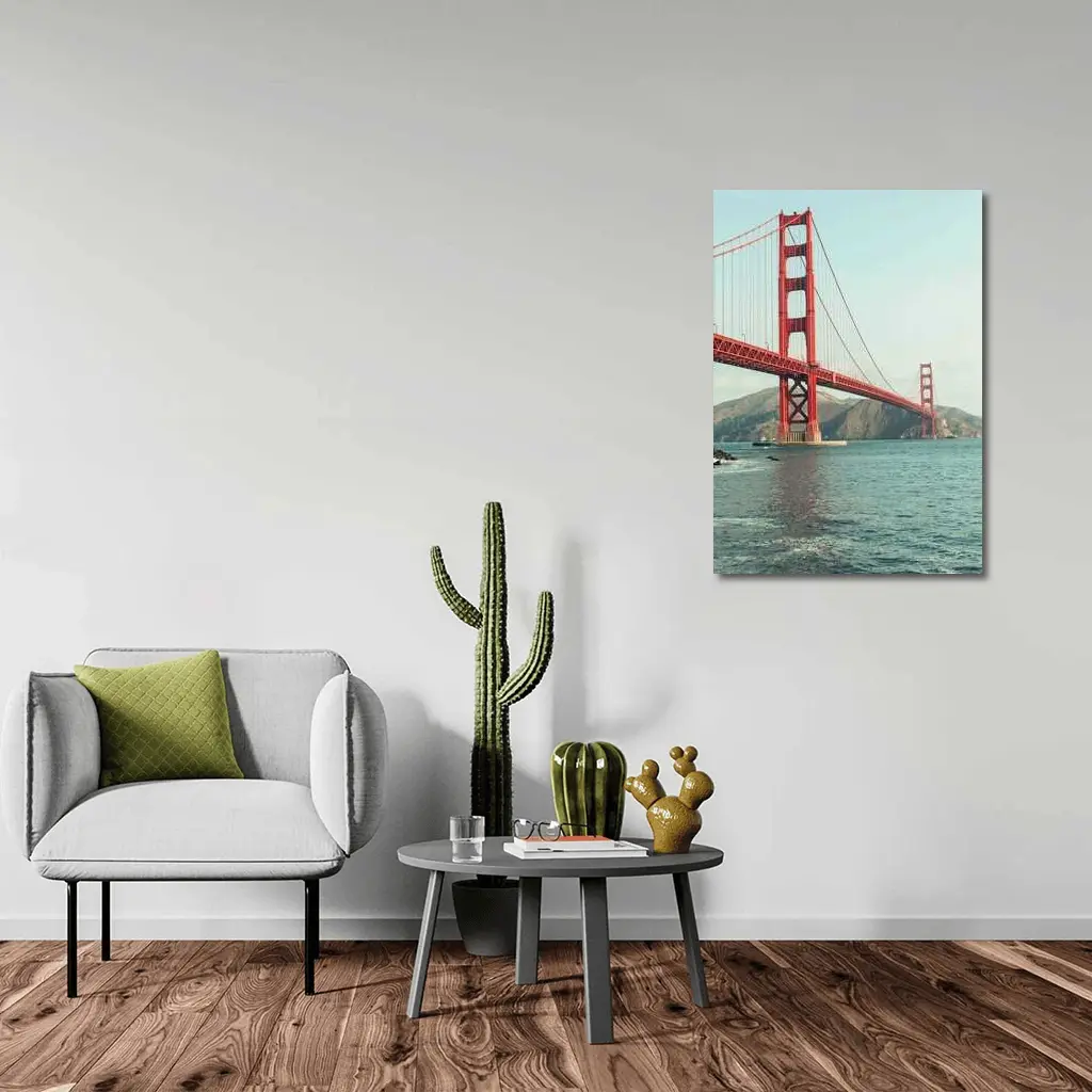 Golden Gate Bridge San Francisco Bay View – Wall Art