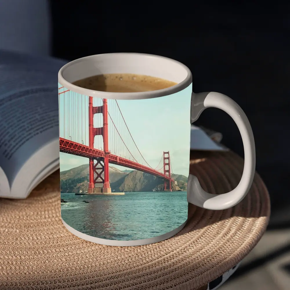 Golden Gate Bridge San Francisco Bay View – Mugs