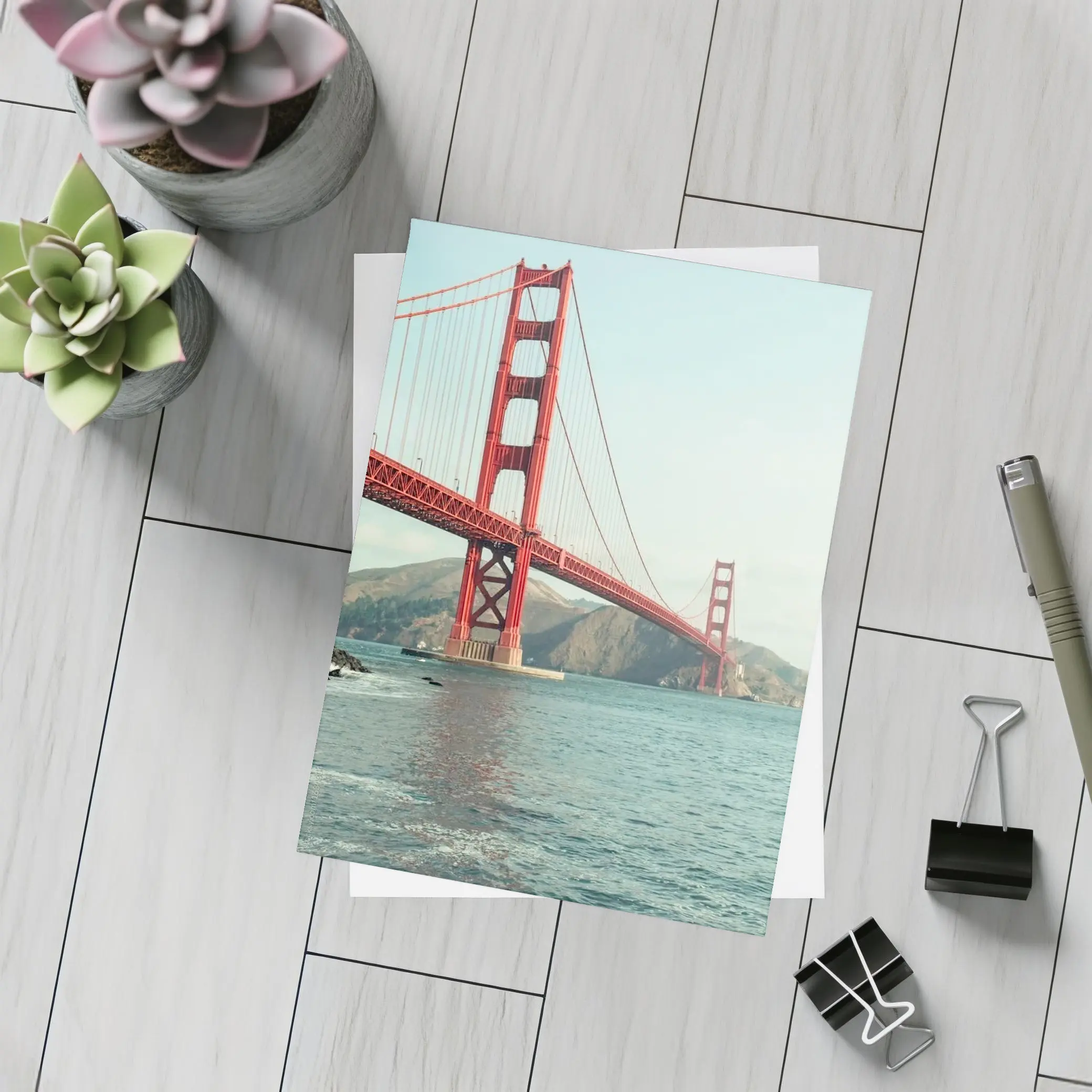 Golden Gate Bridge San Francisco Bay View – Postcards