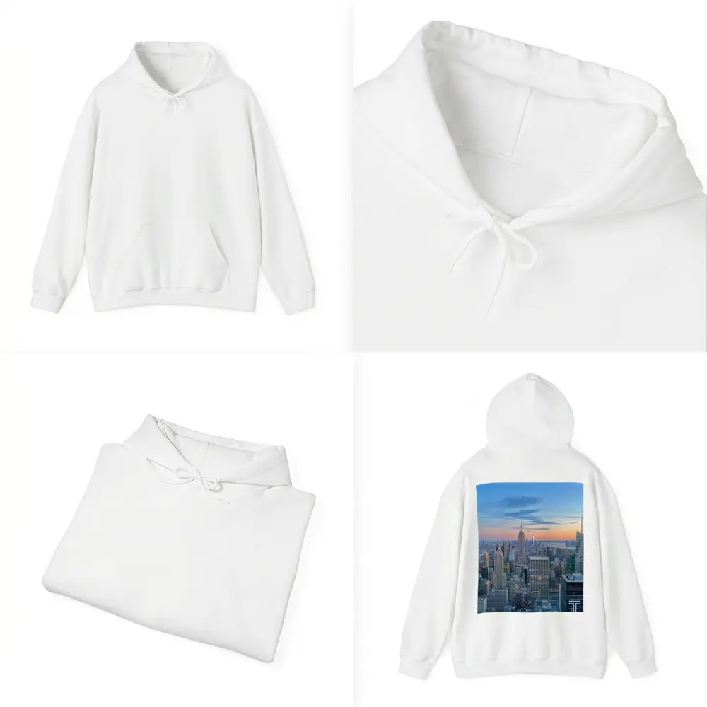 New York City Skyline Sunset Rooftop View – Hoodies